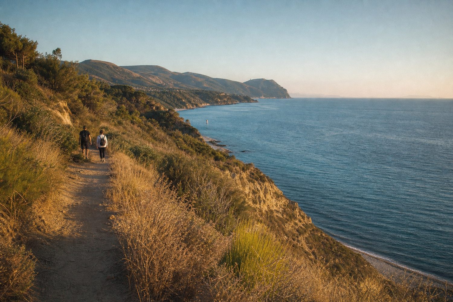 Cammino lungo la costa ionica