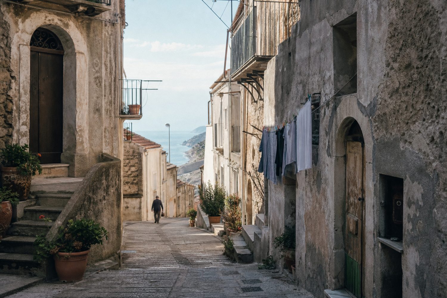 Vicolo di un borgo calabrese